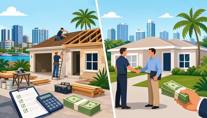 Flipping vs Selling: What Pays More in South Florida?