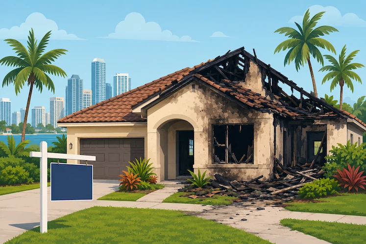 Selling a Fire-Damaged Home in South Florida